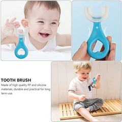 360 Degree U-Shaped Baby Toothbrush (pack of 2 )