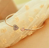 Double Hand love Bracelet Color Rose Gold (Pack of 2)