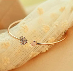 Double Hand love Bracelet Color Rose Gold (Pack of 2)
