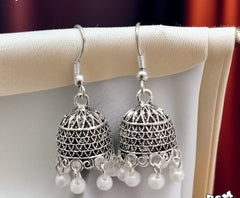 Silver Indian Jhumka