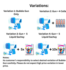 Bubble Bazooka Pro: Electric 2-in-1 Rocket Bubble Gun