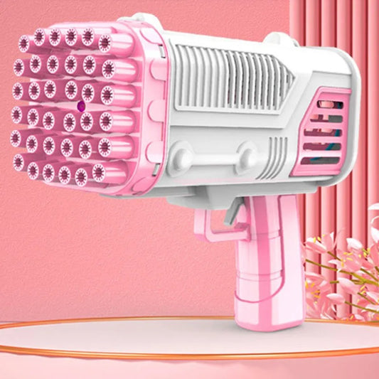 Bubble Bazooka Pro: Electric 2-in-1 Rocket Bubble Gun