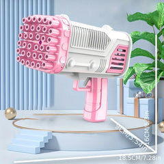 Bubble Bazooka Pro: Electric 2-in-1 Rocket Bubble Gun