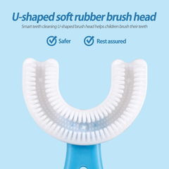 360 Degree U-Shaped Baby Toothbrush (pack of 2 )