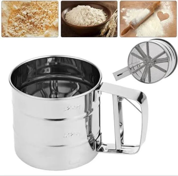 Flour Sifter, Stainless Steel Sifter