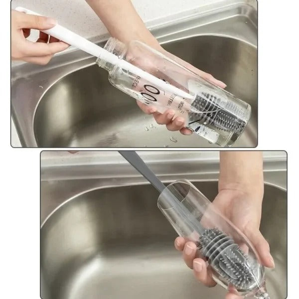 1 pcs Silicone Feeder Bottle Brush