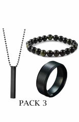 Pack Of 3 Vertical Bar Boy's Pendant