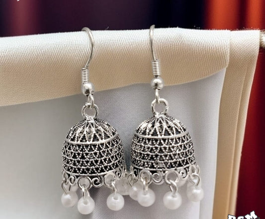Silver Indian Jhumka