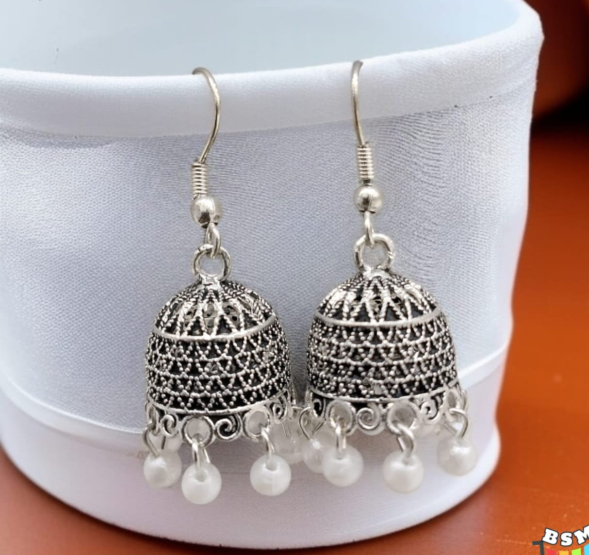 Silver Indian Jhumka