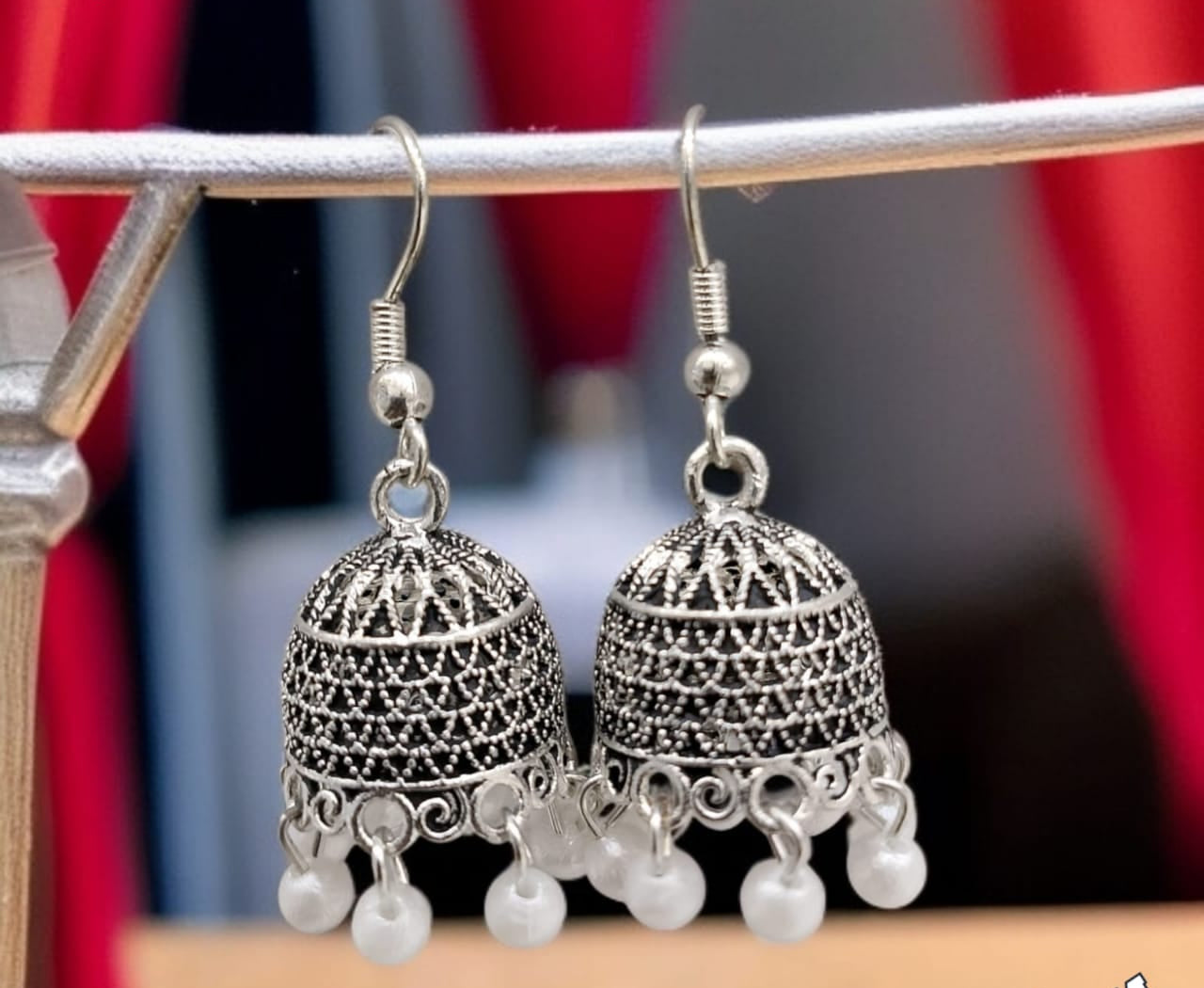 Silver Indian Jhumka