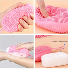 Double-Sided Silicone Body Brush