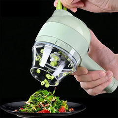 Rechargeable 4 In 1 Electric Vegetable Cutter