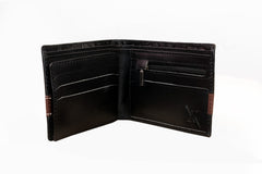 Men’s Croc-Texture Cow Leather Wallet
