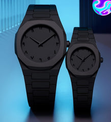 Black Aura Couple Watch-without box