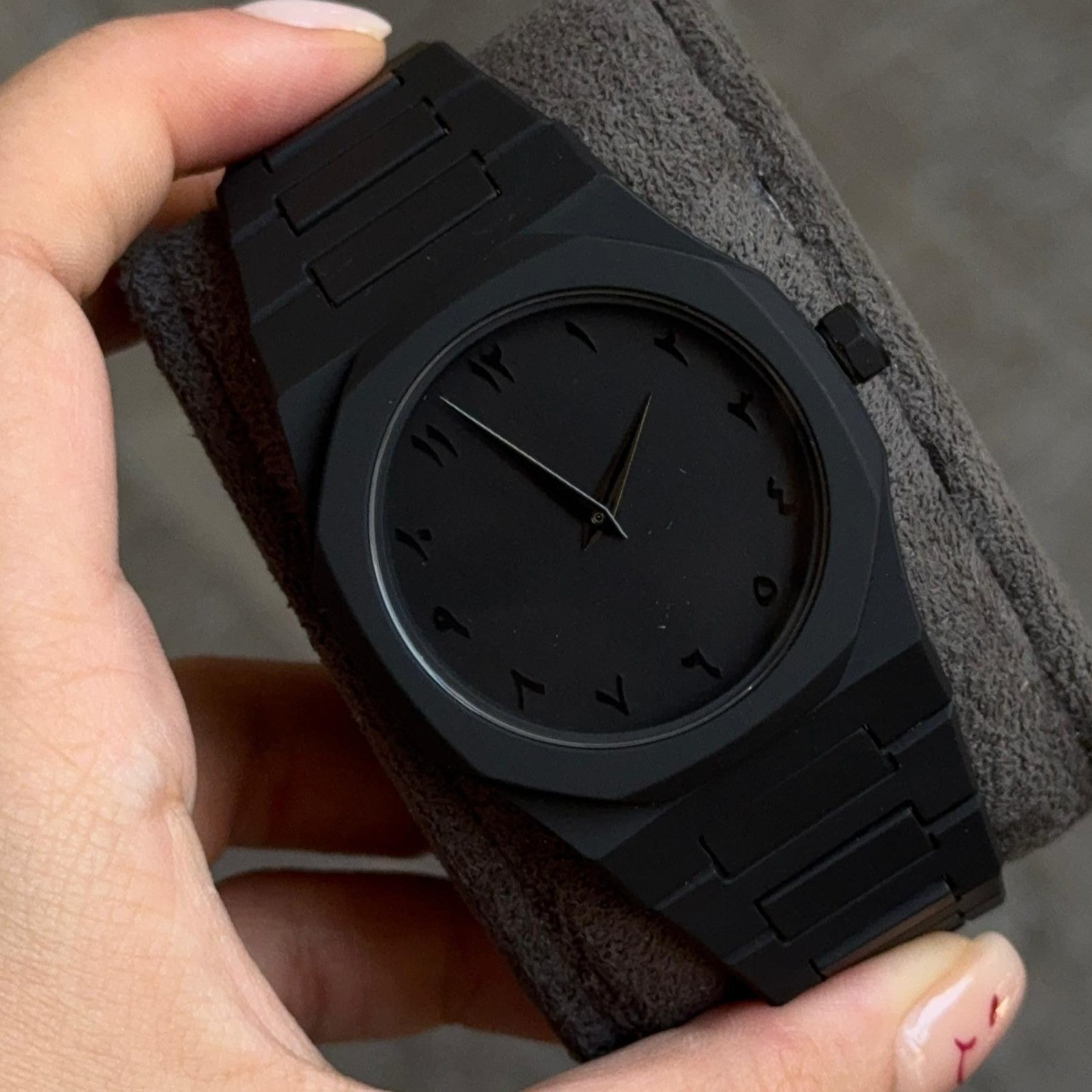 Black Aura Couple Watch-without box