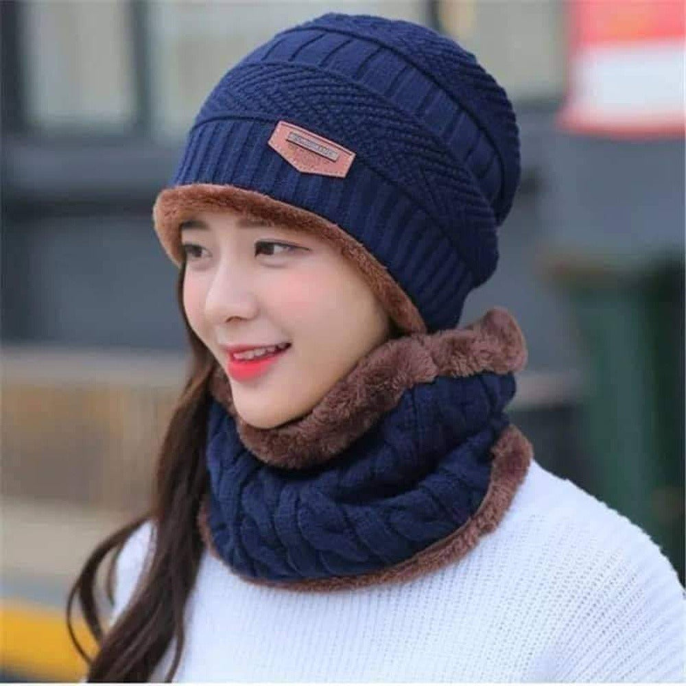Muffler Cap With Neck Warmer 2 in 1