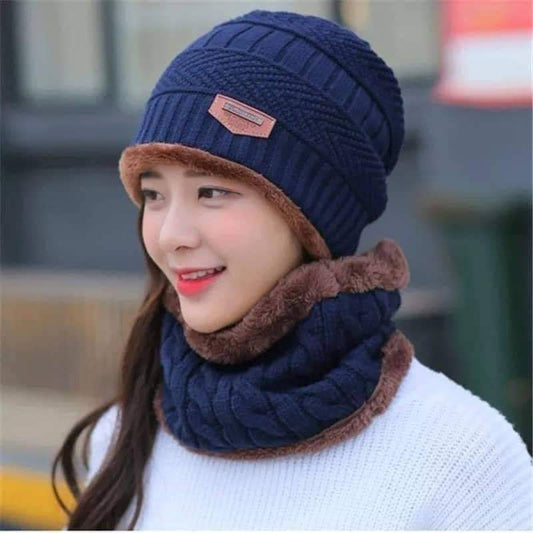 Muffler Cap With Neck Warmer 2 in 1