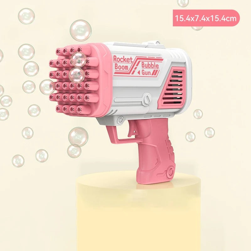 Bubble Bazooka Pro: Electric 2-in-1 Rocket Bubble Gun