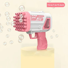 Bubble Bazooka Pro: Electric 2-in-1 Rocket Bubble Gun