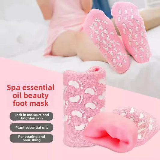 Reusable Silicone Spa Gel Socks