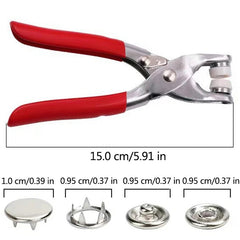 Metal Hand Press Button Plier