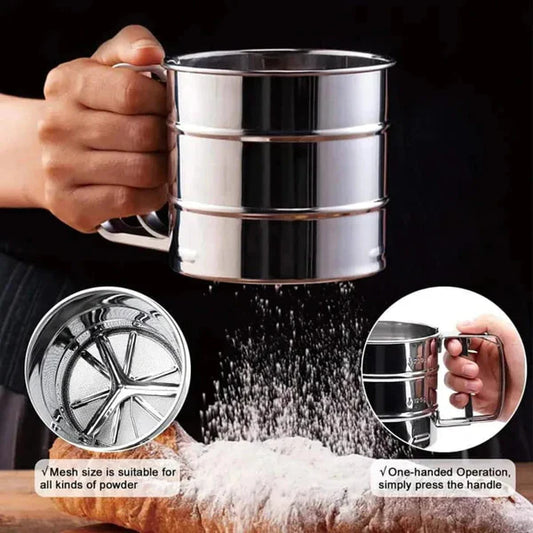 Flour Sifter, Stainless Steel Sifter