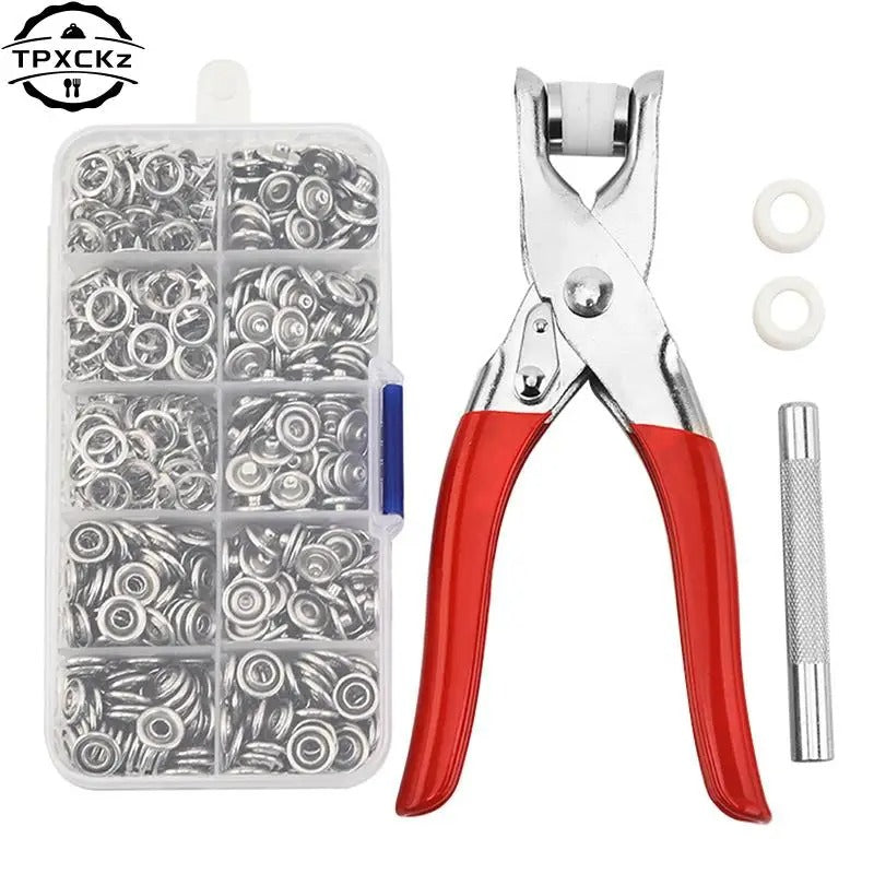 Metal Hand Press Button Plier