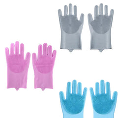Magic Silicone Dish Washing Gloves
