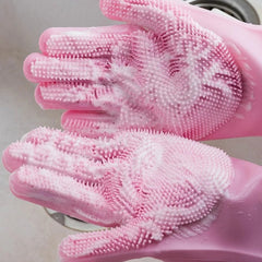 Magic Silicone Dish Washing Gloves